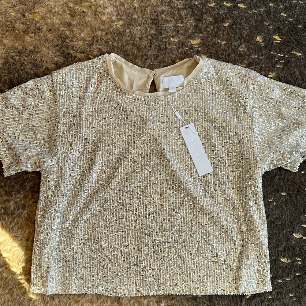EVERY Sequin Crop Top - XL